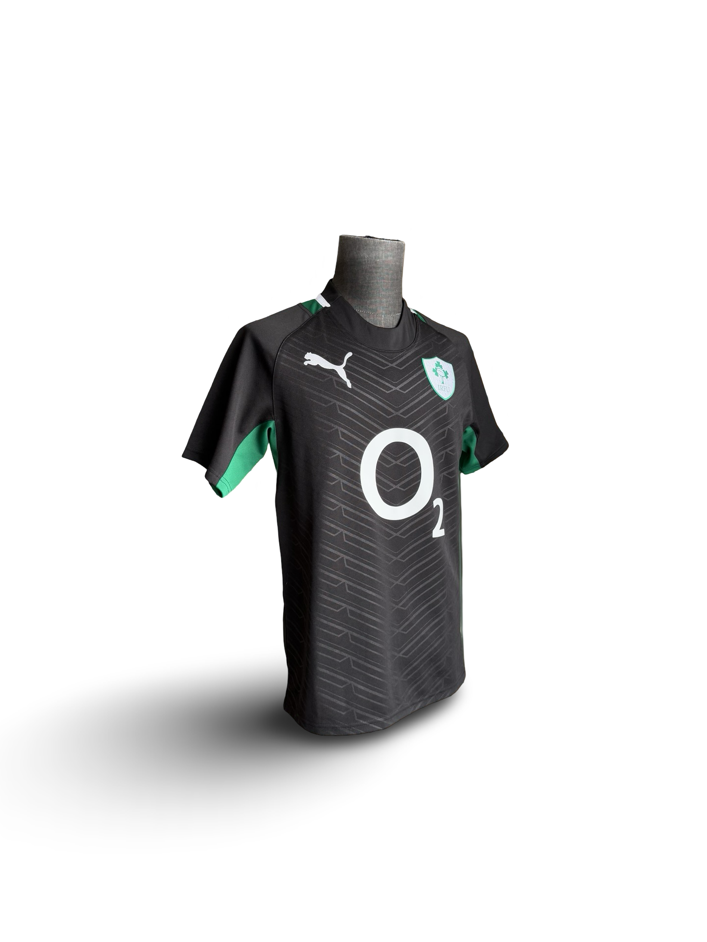 Rugby Vtg Ireland National Team IRFU 2010 Puma O2 Away Rugby Jersey Size M