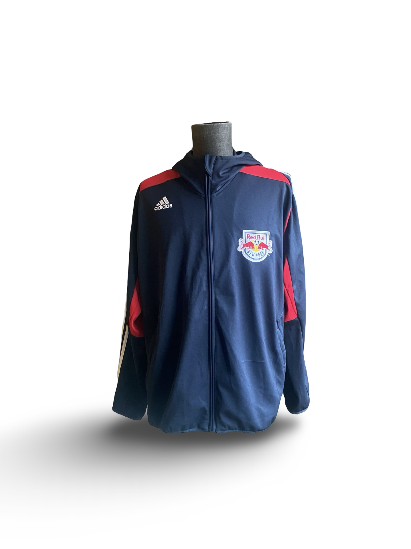 Soccer MLS New York Red Bulls 2011 Full-Zip Track Adidas Jacket Size XL