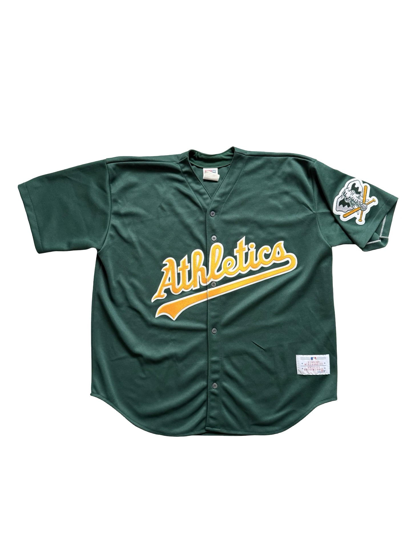 MLB Vtg Oakland Athletics CCM MIC Baseball Jersey Size XL