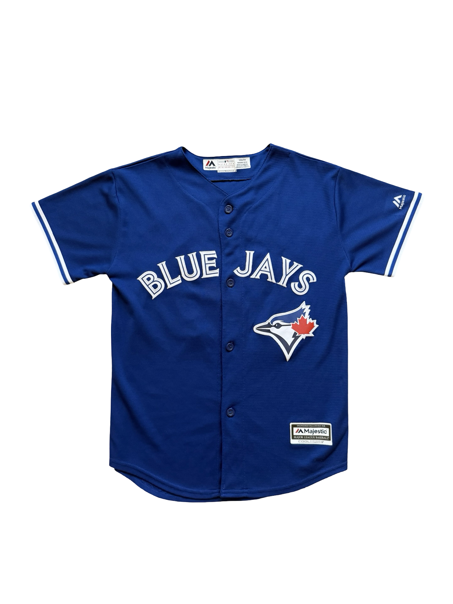 YOUTH MLB Josh Donaldson 20 Toronto Blue Jays Majestic Baseball Jersey Size Youth M