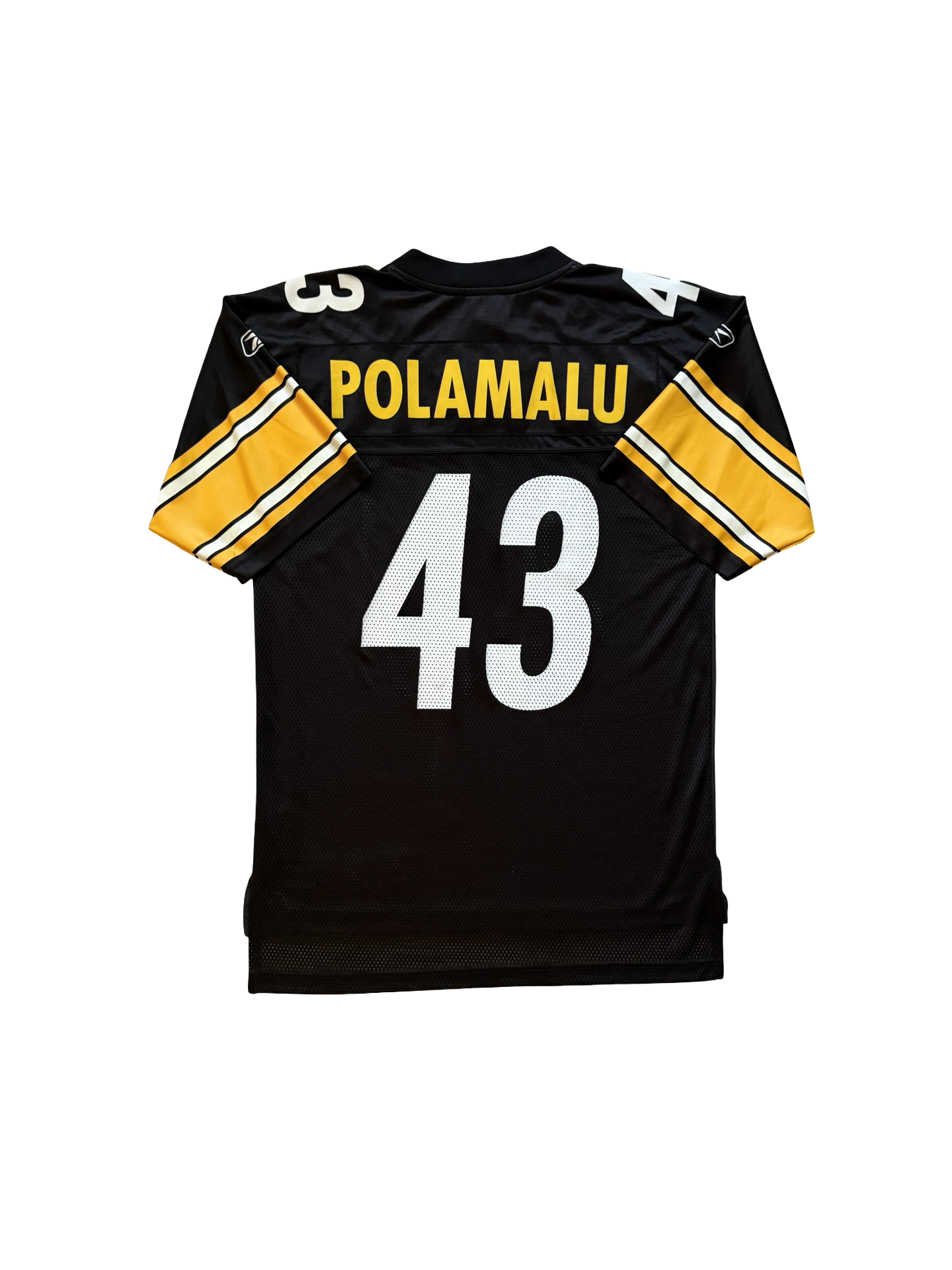NFL Vtg Troy Polamalu 43 Pittsburgh Steelers Reebok Football Jersey Size M