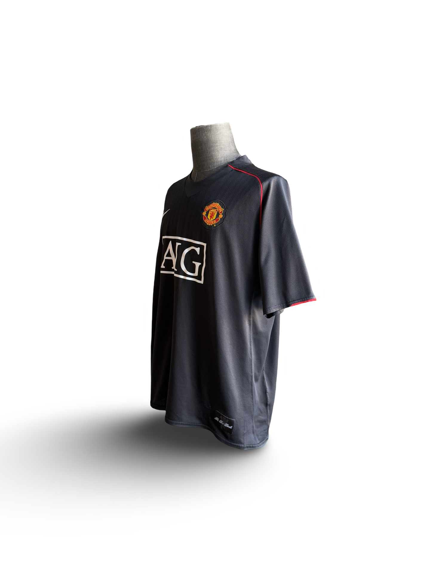 EPL Vtg Manchester United 2008-09 Nike AIG Football Away Jersey Size 2XL