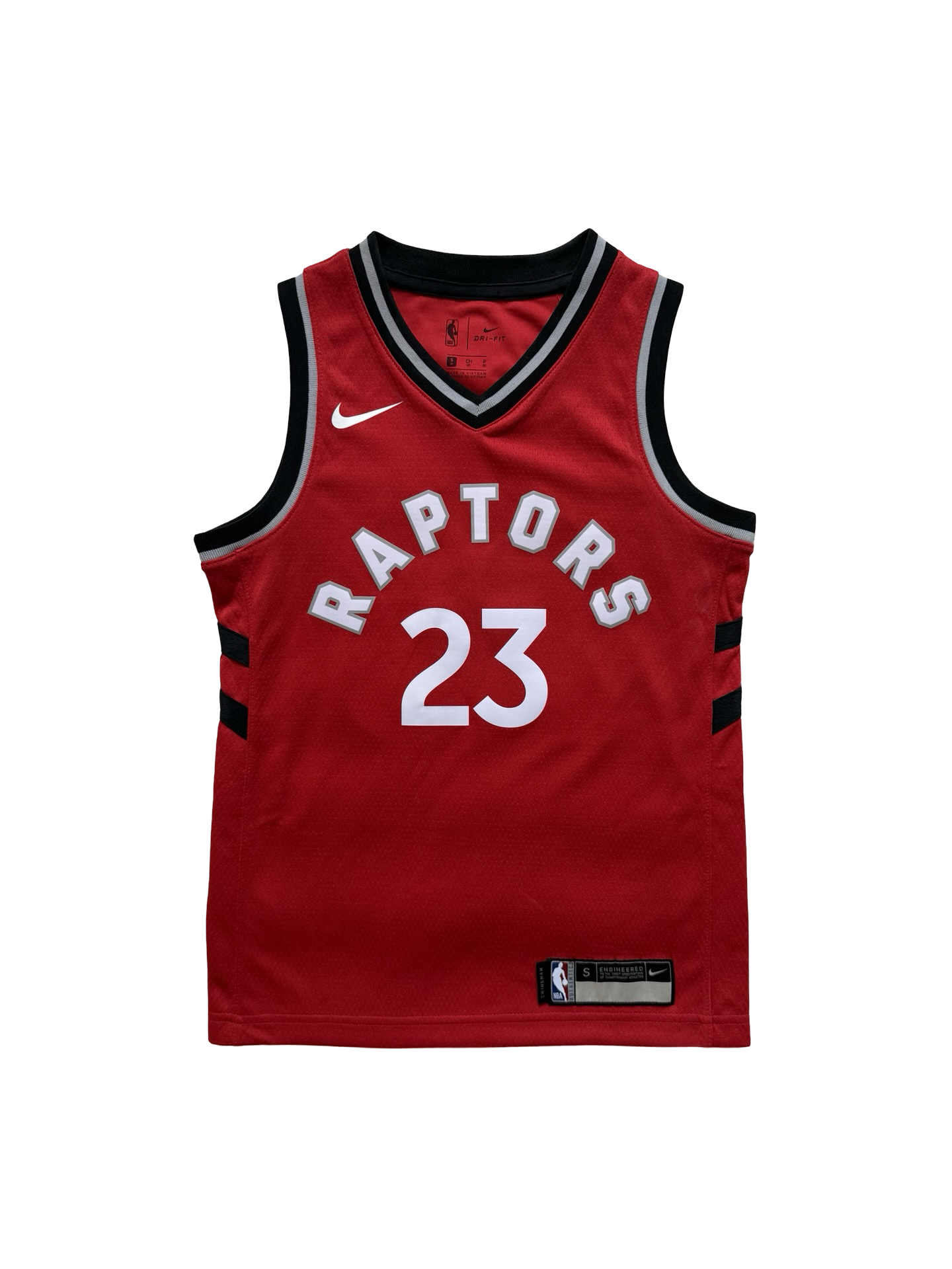 NBA Fred VanVleet 23 Toronto Raptors 2019 Nike Swingman Jersey Size Youth S (8)