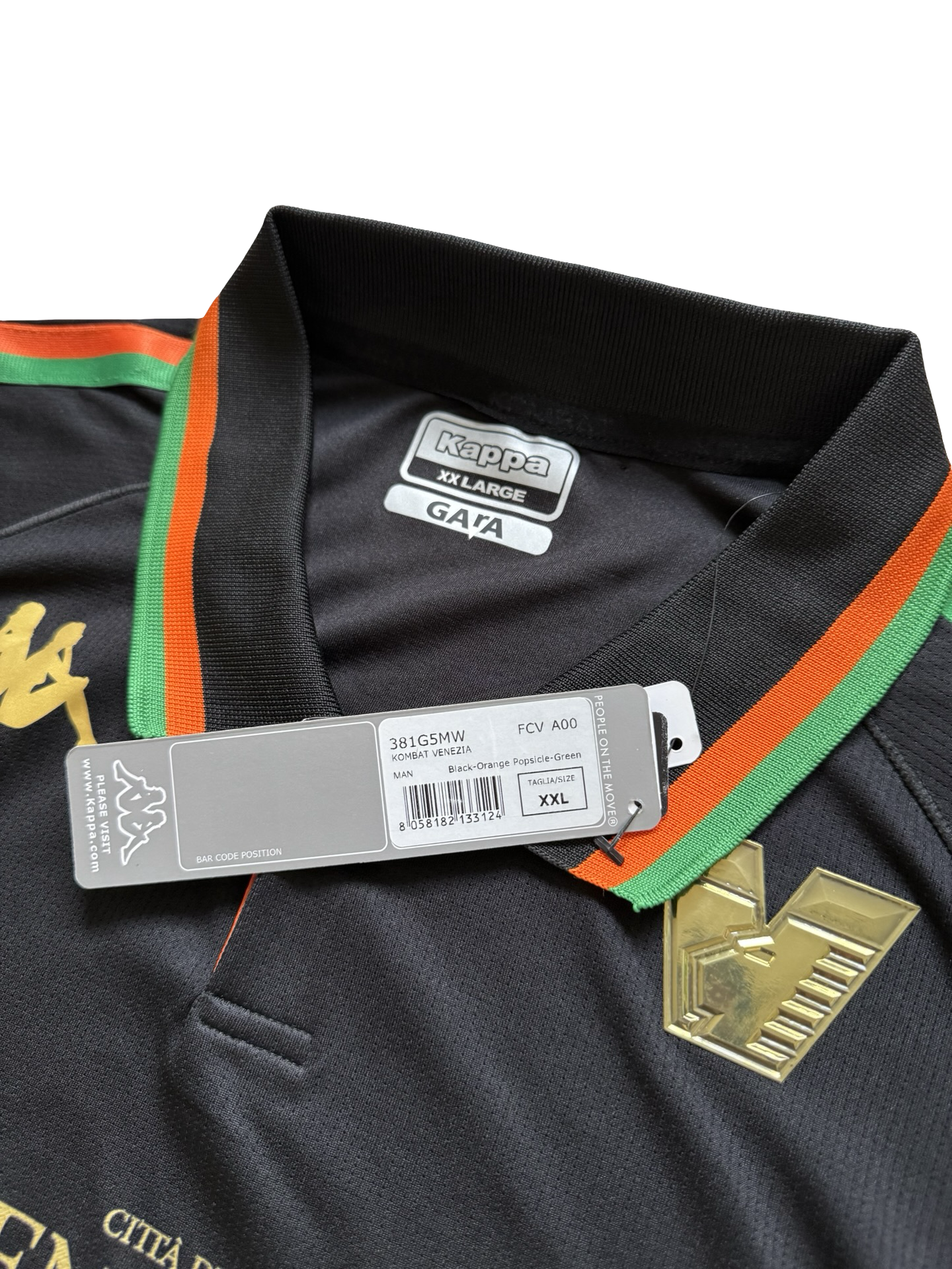 Soccer Venezia FC 2022/23 Away Kappa Football Jersey NWT Size 2XL