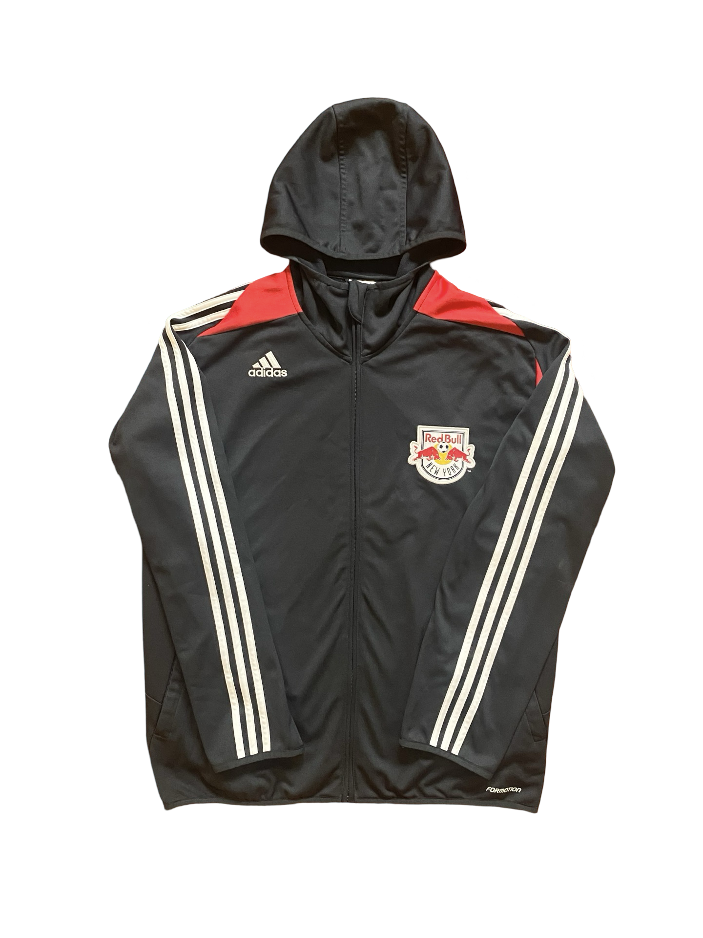 Soccer MLS New York Red Bulls 2011 Full-Zip Track Adidas Jacket Size XL