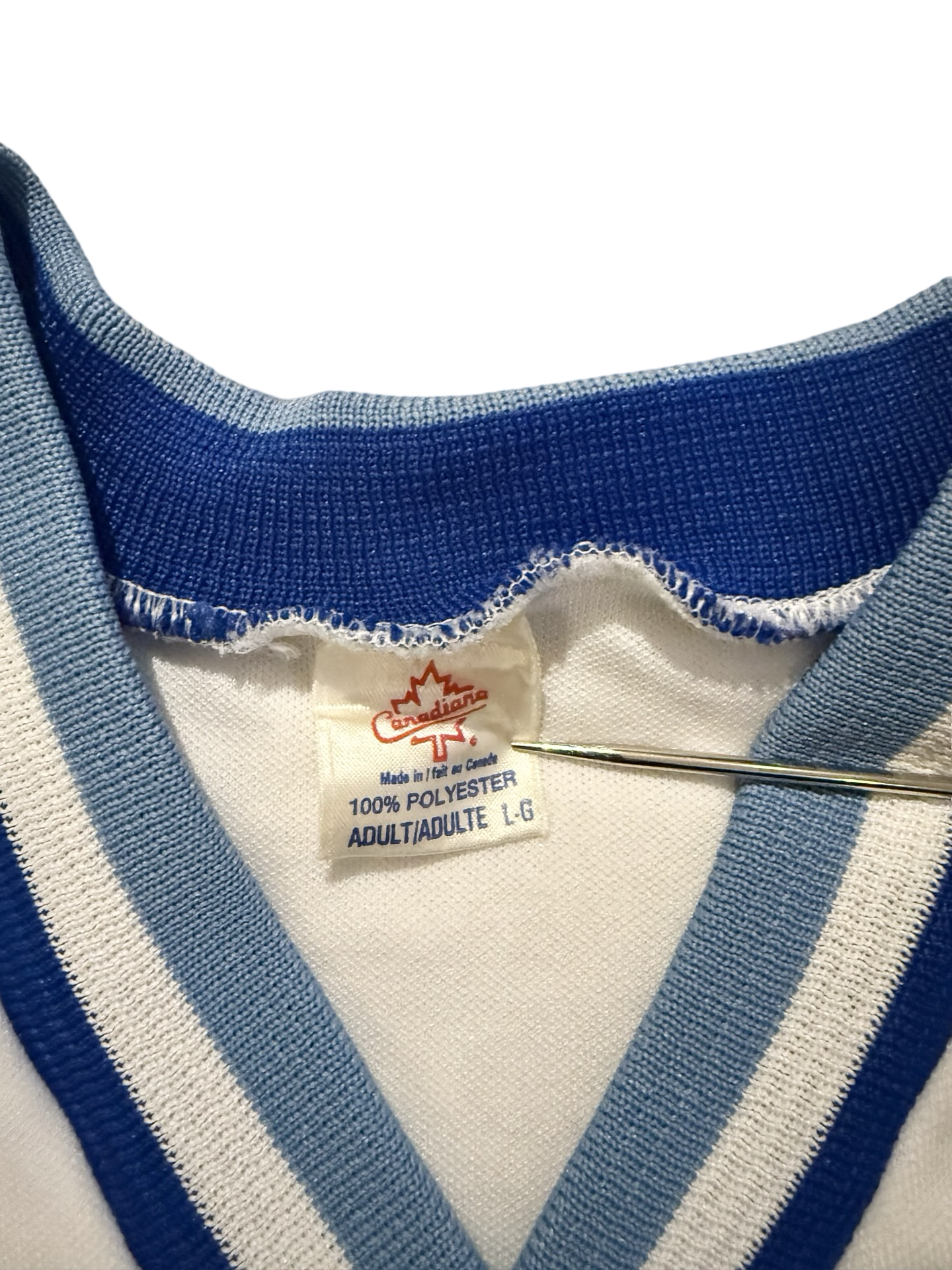 MLB Vtg Dave Stieb 37 Toronto Blue Jays 80/90’s Canadiana Baseball Jersey Size L