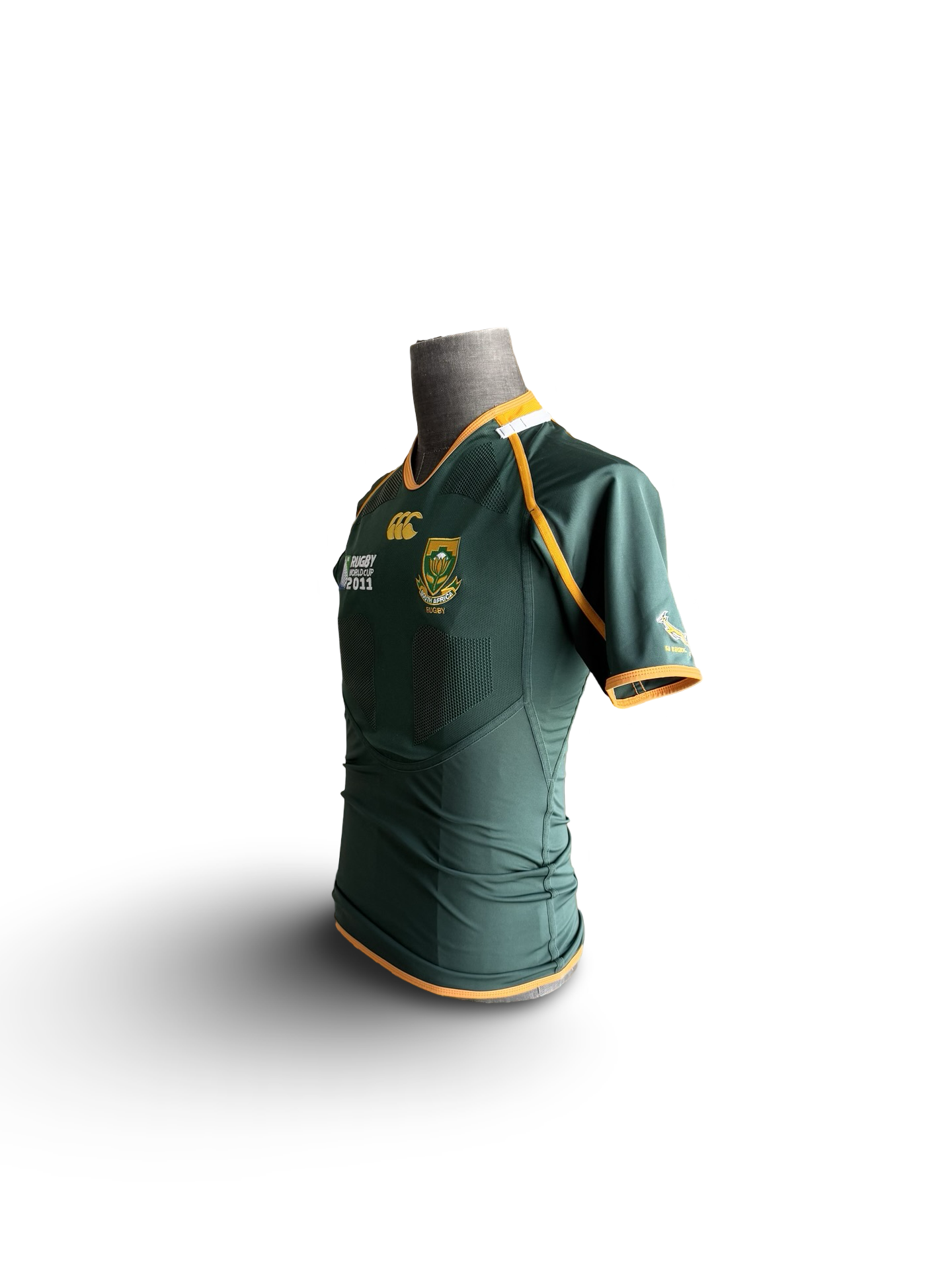 Rugby Union Vtg South Africa National Team 2011 World Cup Canterbury Player Issue Rugby Jersey Size M