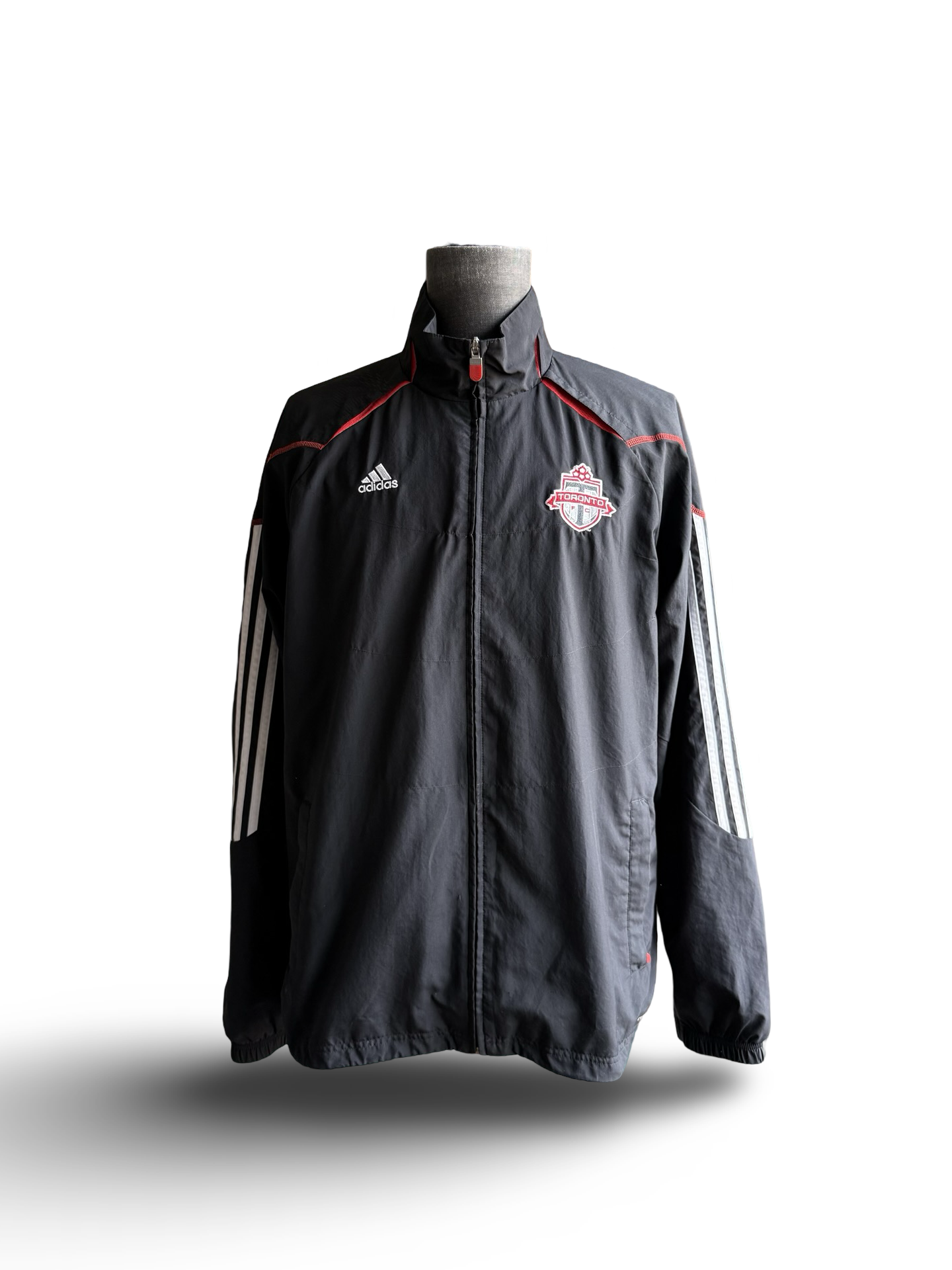 Soccer MLS Toronto FC 2009-10 TFC Adidas Predator ClimaCool Windbreaker Football Track Jacket Size XL