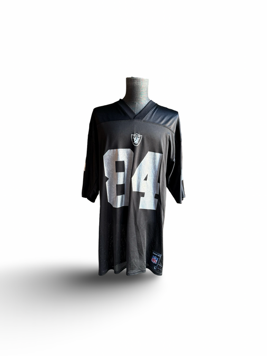 NFL Vtg Jerry Porter 4 Oakland Raiders Reebok 00’s Football Jersey Size L