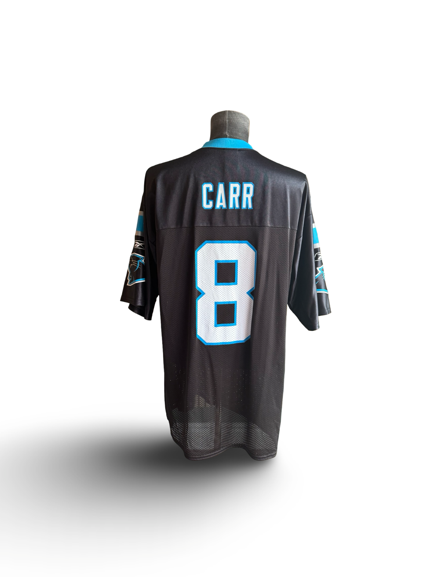 NFL Vtg David Carr 8 Carolina Panthers Reebok Football Jersey Size L