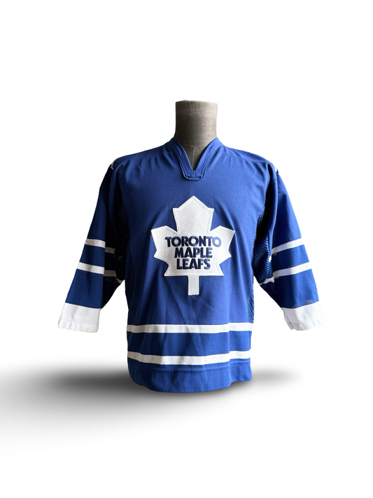 YOUTH NHL Vtg Toronto Maple Leafs Koho Air Knit Hockey Jersey Size Youth L/XL