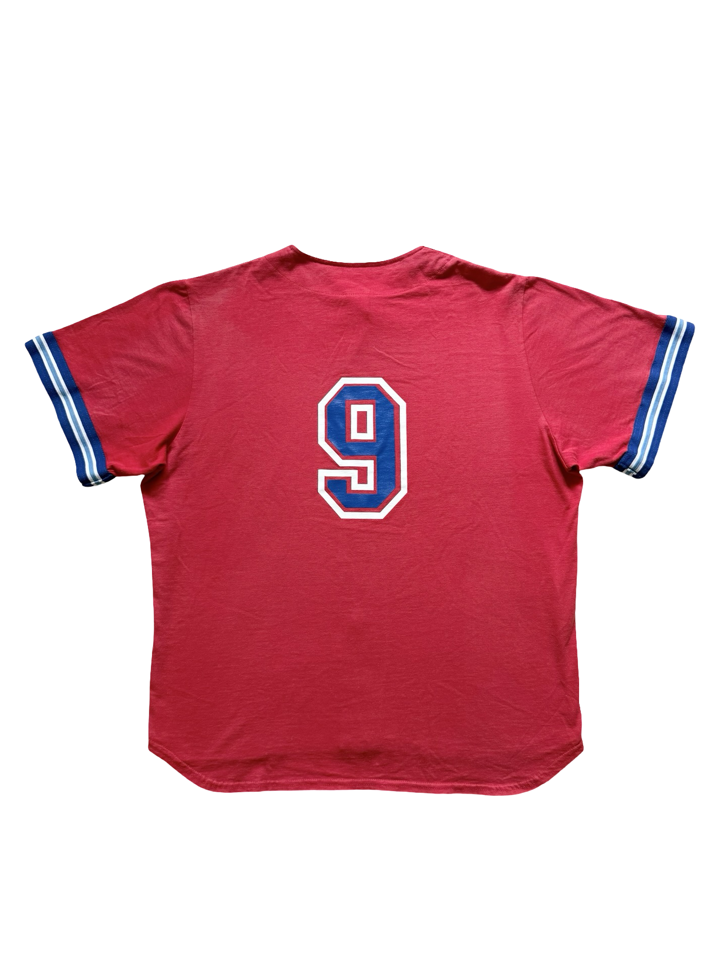 MLB Vtg 90’s Darrin Fletcher 9 Toronto Blue Jays Saxon Athletic Baseball Jersey Size XL