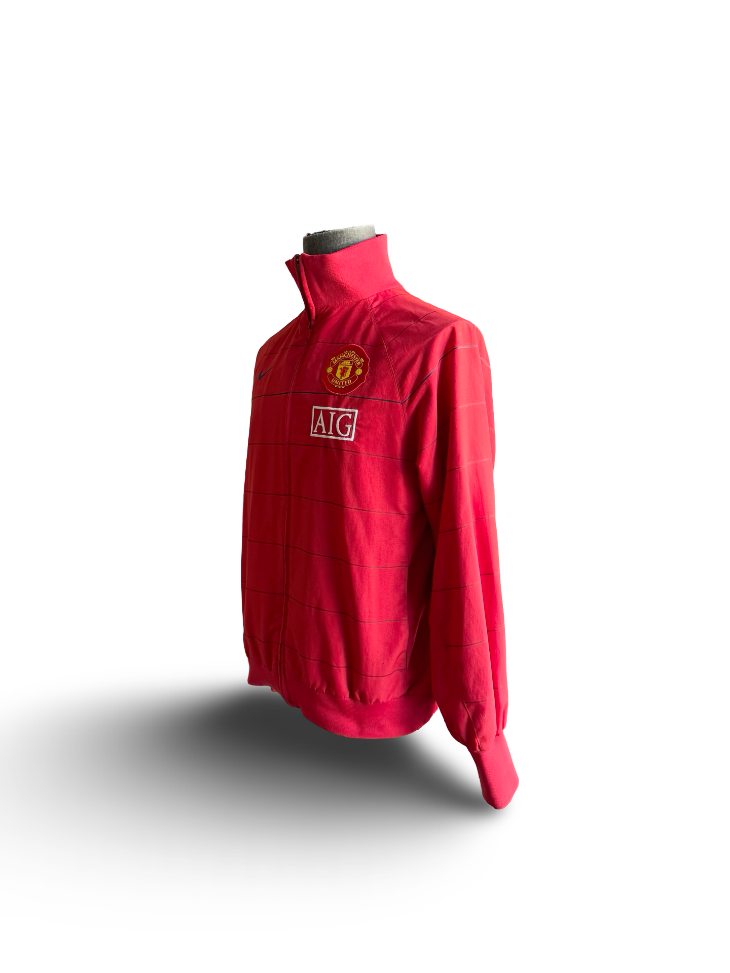 EPL Vtg Manchester United Nike 2008-09 AIG Football Track Jacket Size M