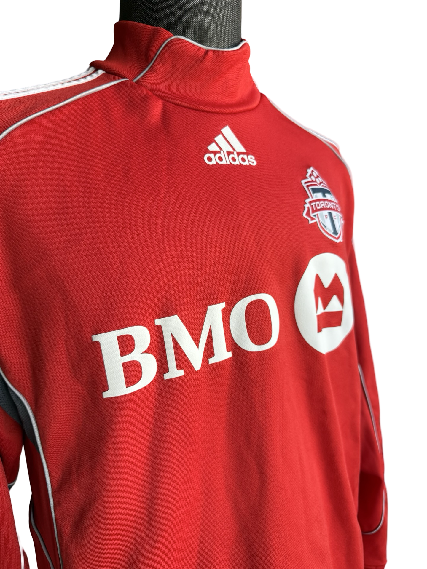 Soccer MLS Vtg Toronto FC 2010 Adidas TFC Football Long Sleeve Pre Match Pullover Size L