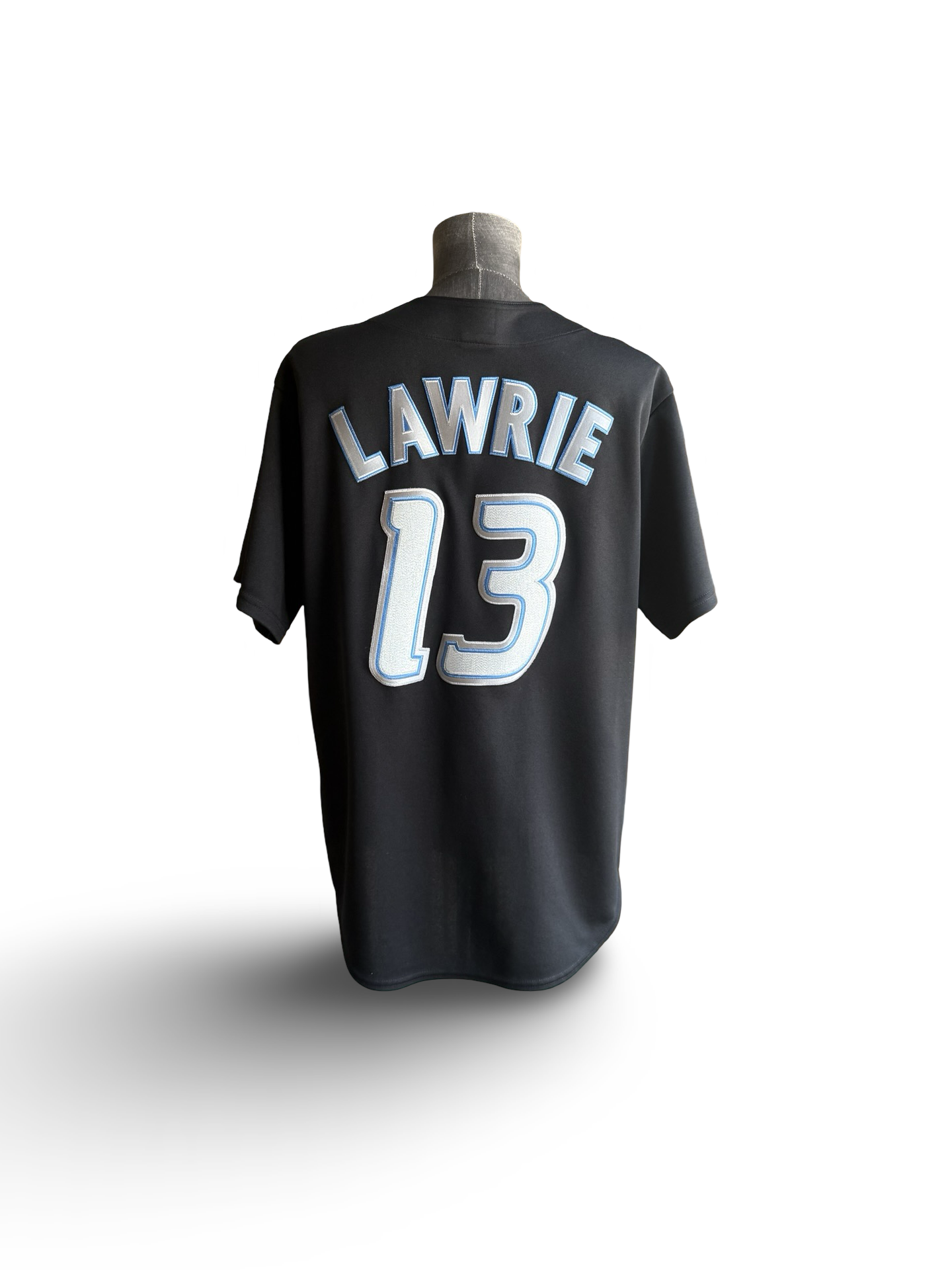 MLB Vtg Brett Lawrie 13 Toronto Blue Jays 2000’s Majestic Retro Baseball Jersey Size L