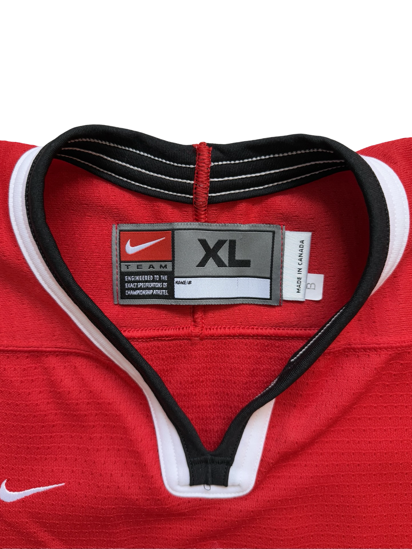 Team Canada Vtg 2002 Olympics Hockey Nike Jersey Size Youth XL