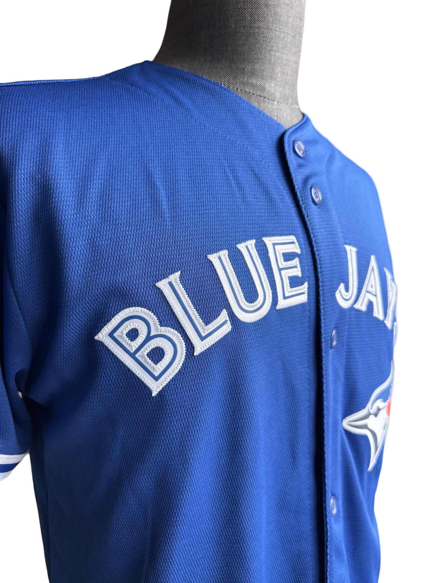 YOUTH MLB Toronto Blue Jays Majestic CoolBase Baseball Jersey Size Youth XL