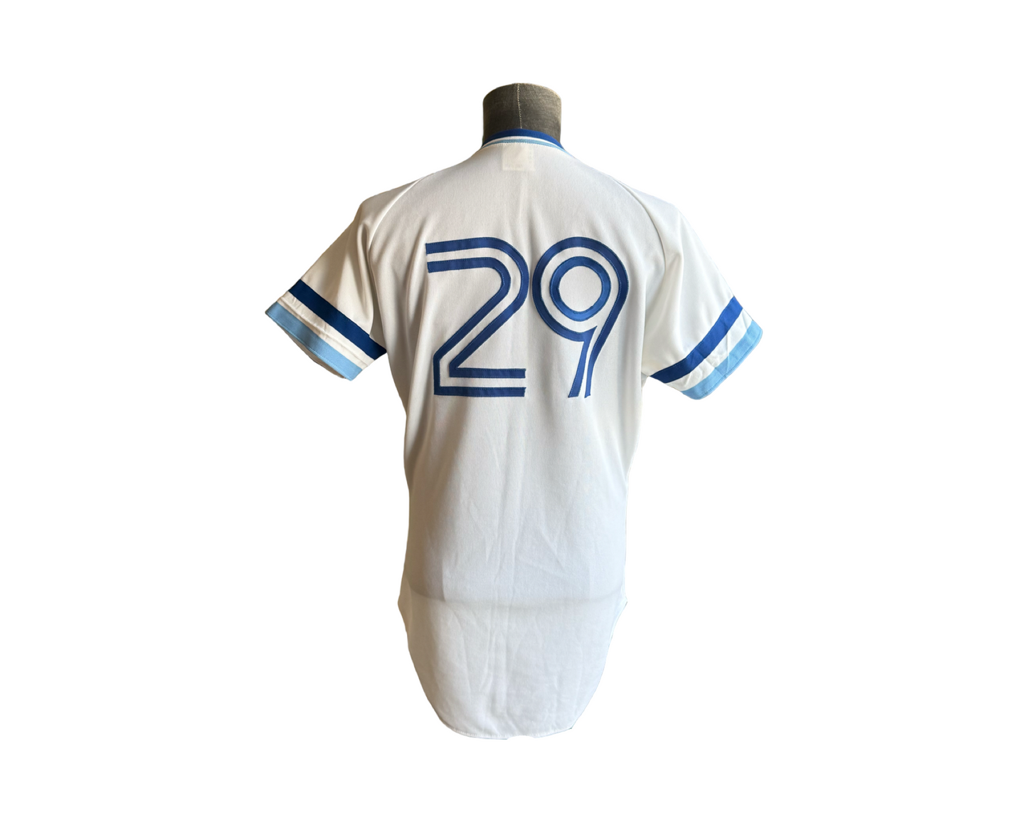 MLB Vtg Jesse Barfield 29 Toronto Blue Jays 80’s Ravens Knit Baseball Jersey Size S