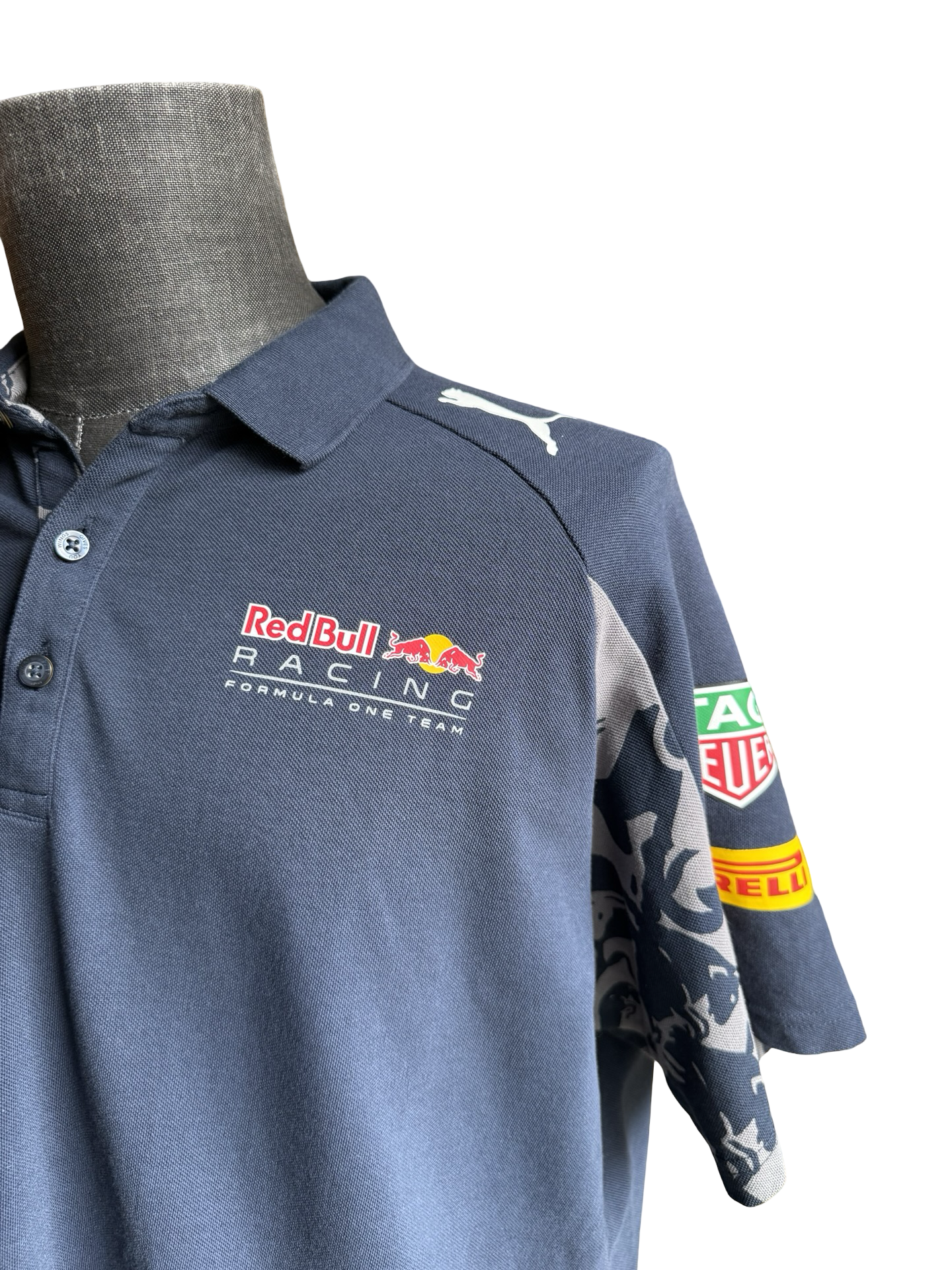 RACING F1 Red Bull Team Puma Polo Shirt Size XL