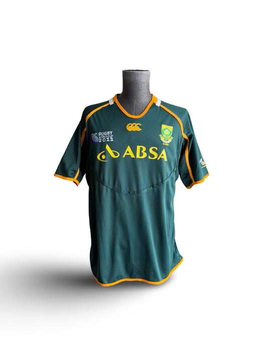 Rugby Union Vtg South Africa National Team 2011 World Cup Canterbury Rugby Jersey Size XL