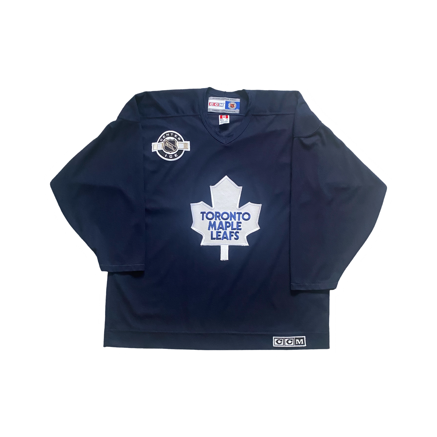 NHL Vtg Toronto Maple Leafs Center Ice Training Jersey CCM Size XL