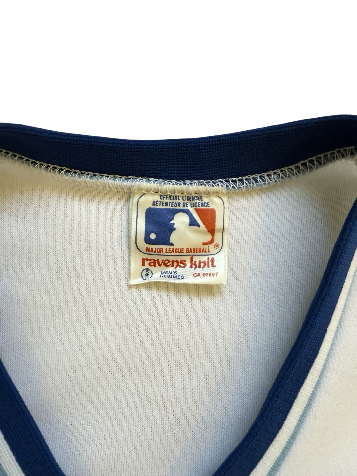 MLB Vtg Jesse Barfield 29 Toronto Blue Jays 80’s Ravens Knit Baseball Jersey Size S