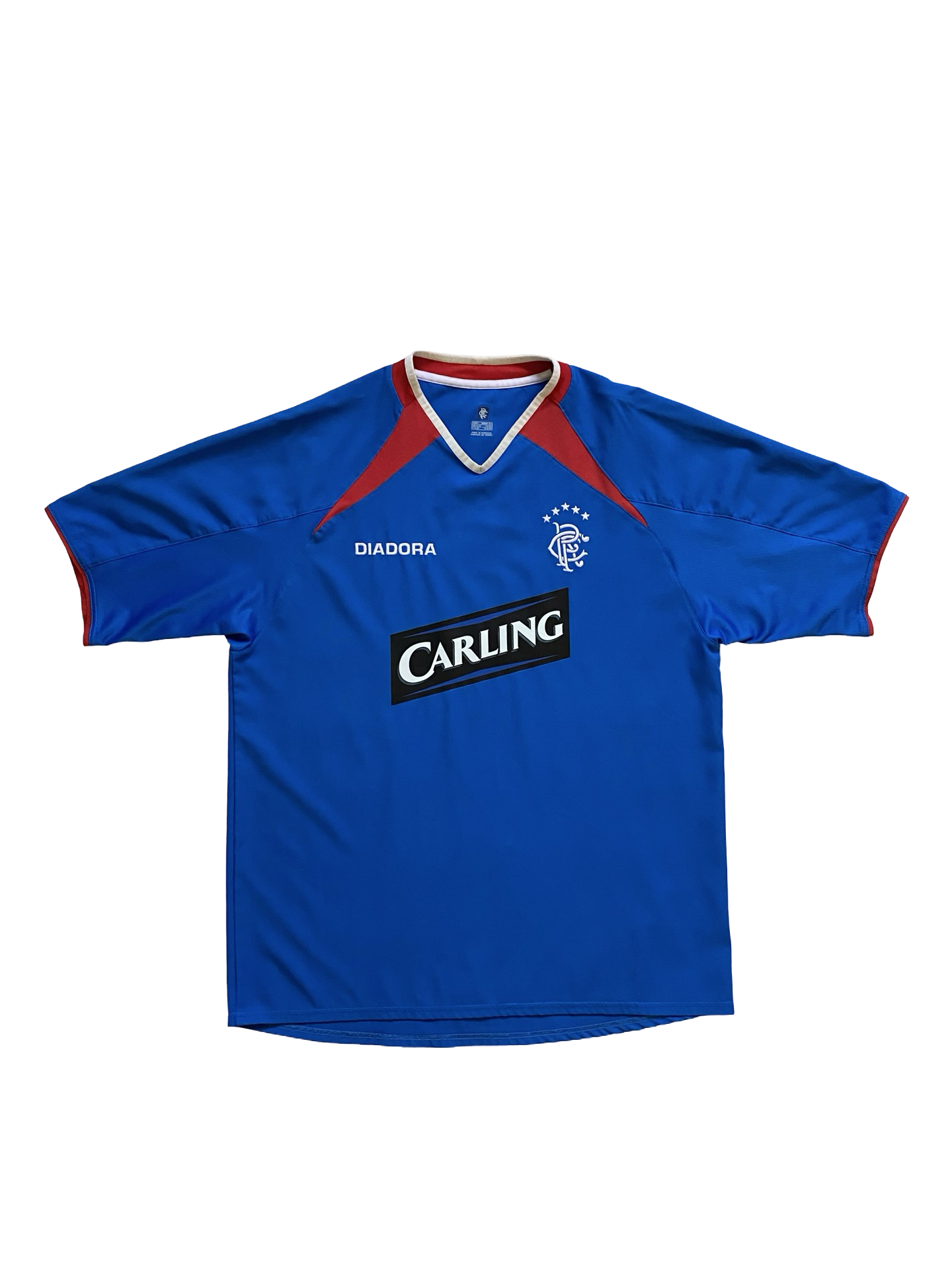 Soccer Vtg SPL Glasgow Rangers 2003-05 Diadora Football Home Jersey Size L