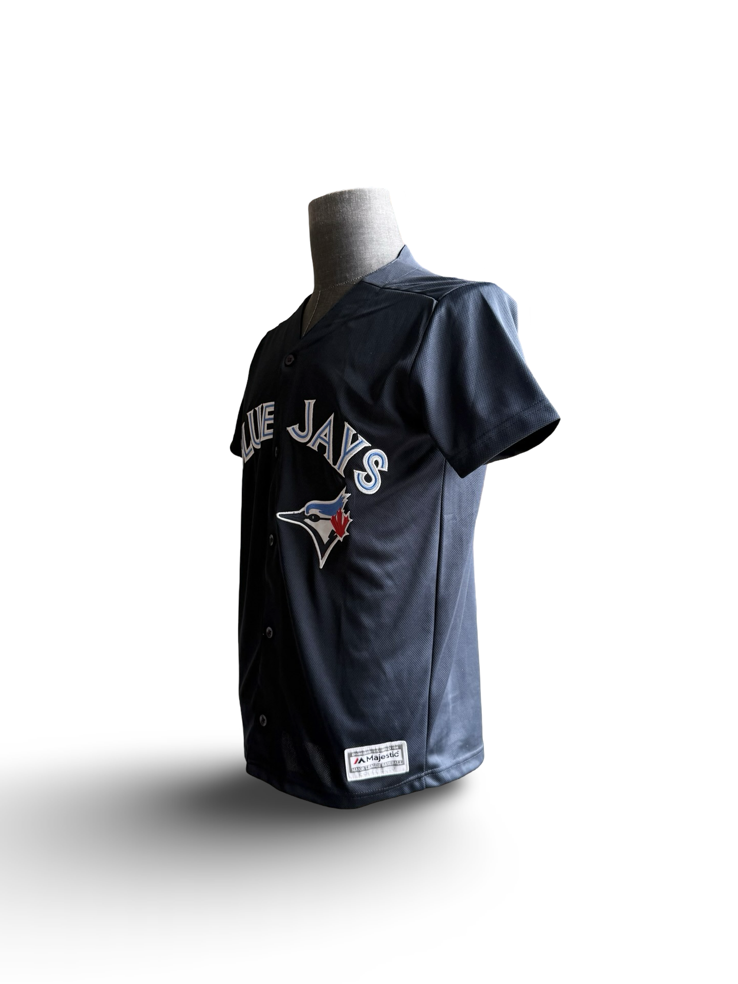YOUTH MLB Toronto Blue Jays Majestic CoolBase Baseball Jersey Size Youth L