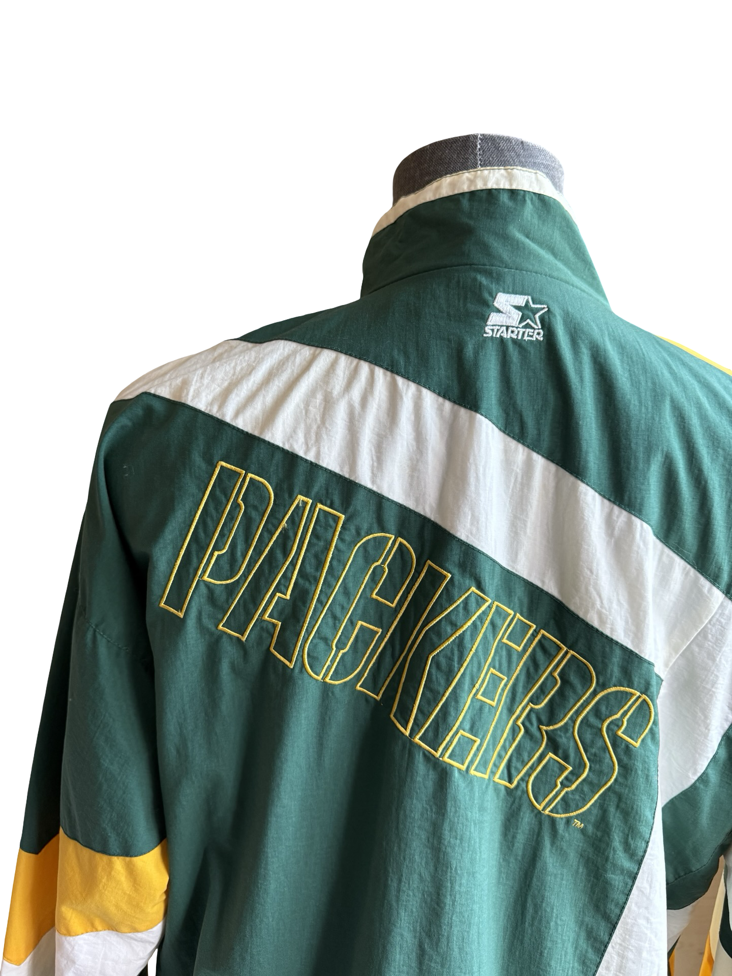 NFL Vtg 90’s Green Bay Packers ProLine Starter Football Zip Up Jacket Size XL