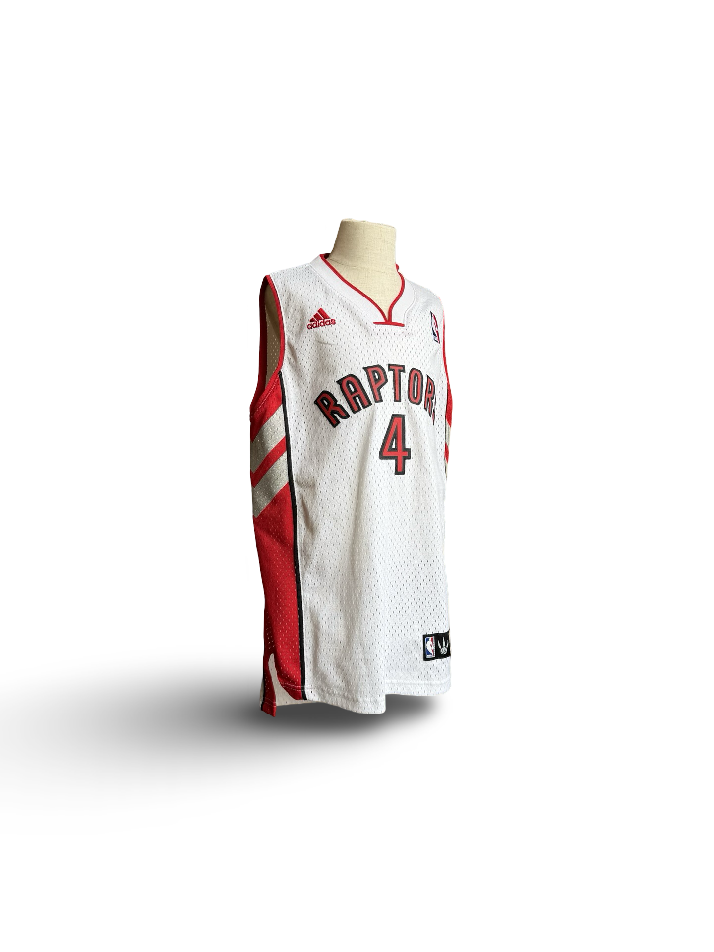 NBA Vtg Chris Bosh 4 Adidas Toronto Raptors Jersey Size Youth L (10/12)