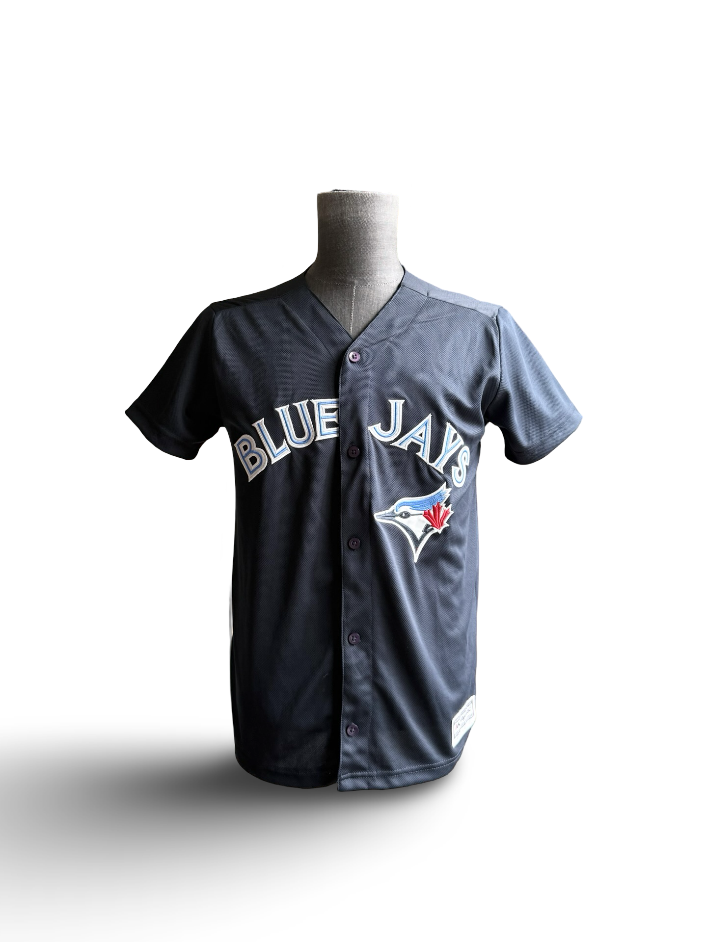 YOUTH MLB Toronto Blue Jays Majestic CoolBase Baseball Jersey Size Youth L