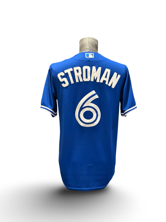 MLB Marcus Stroman 6 Toronto Blue Jays Majestic Cool Base Baseball Jersey Size S
