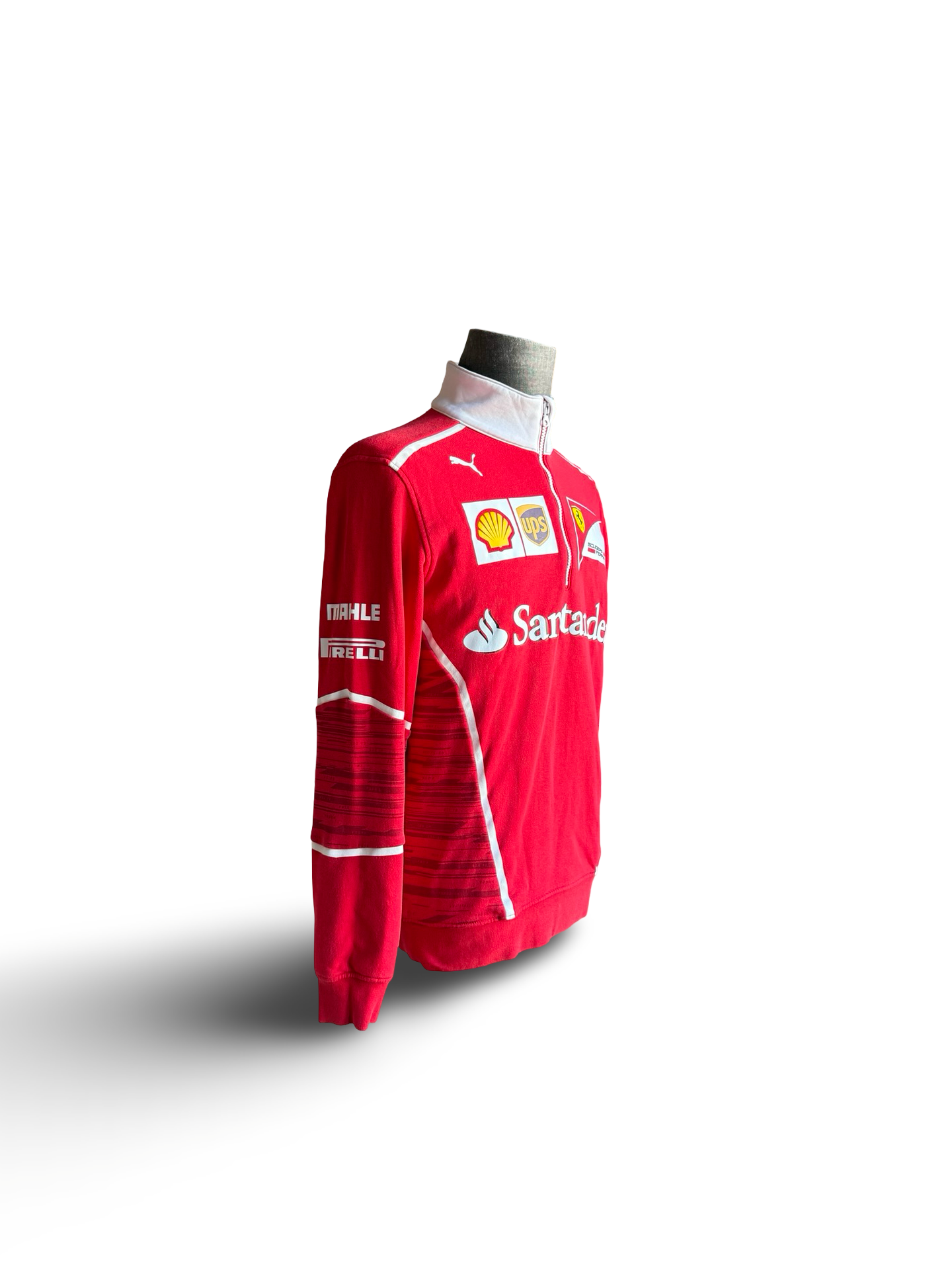RACING F1 Scuderia Ferrari x Puma Santander L/S Quarter Zip Pullover Size S