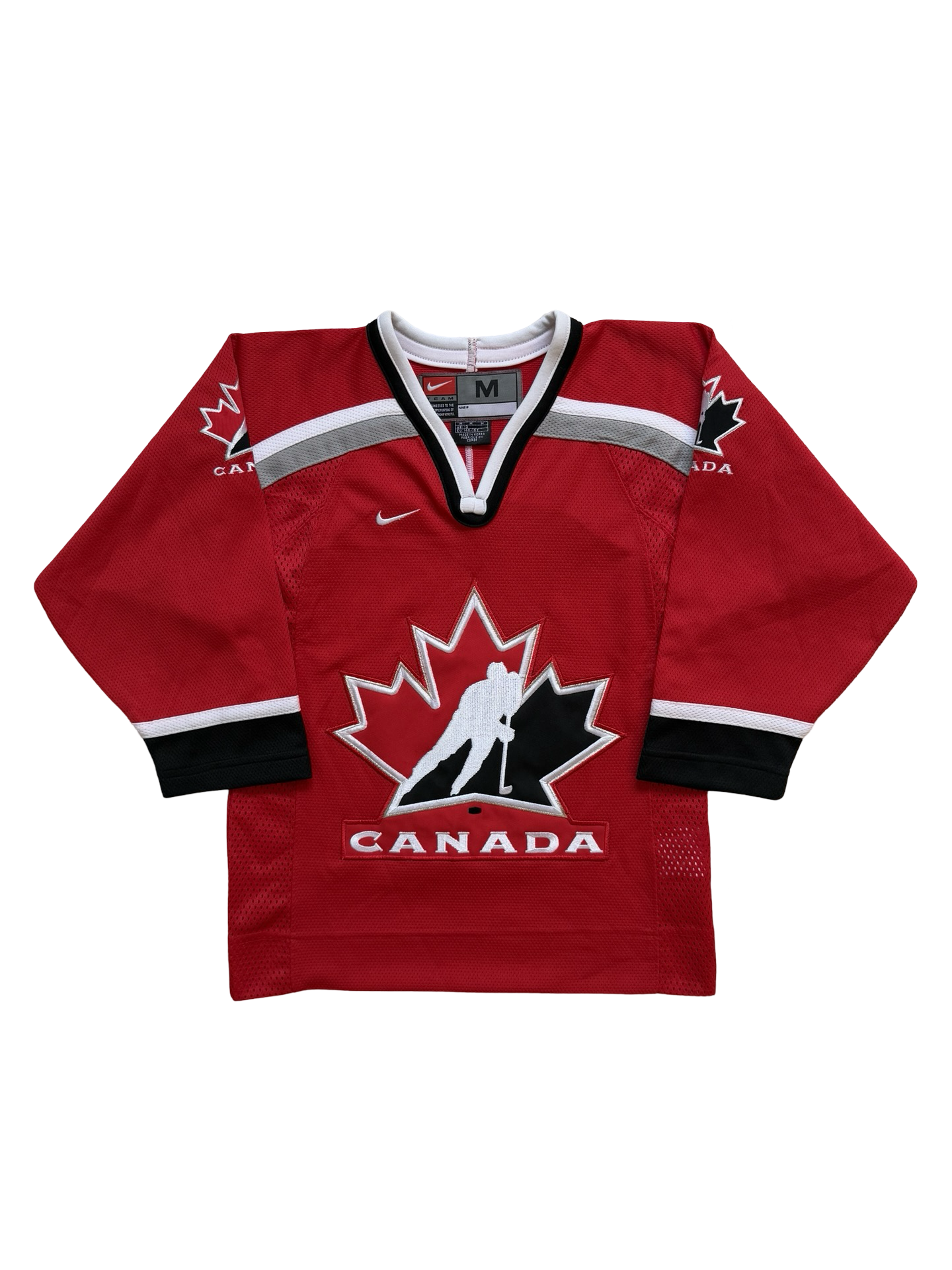 Team Canada Vtg 2002 Olympics Hockey Nike Jersey Size Youth M