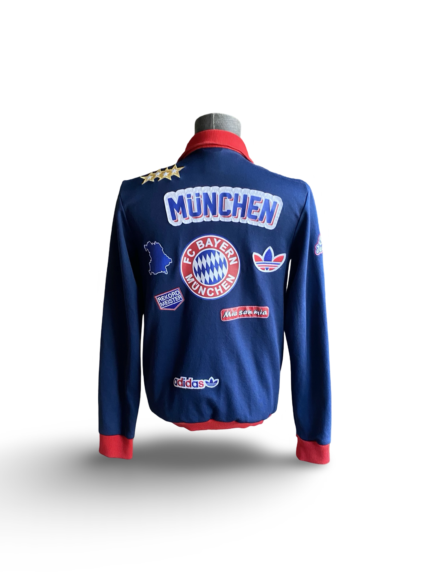 Soccer Vtg FC Bayern Munich Adidas Original Multi-Logo Full-Zip Retro 2012 Football Track Jacket Size S