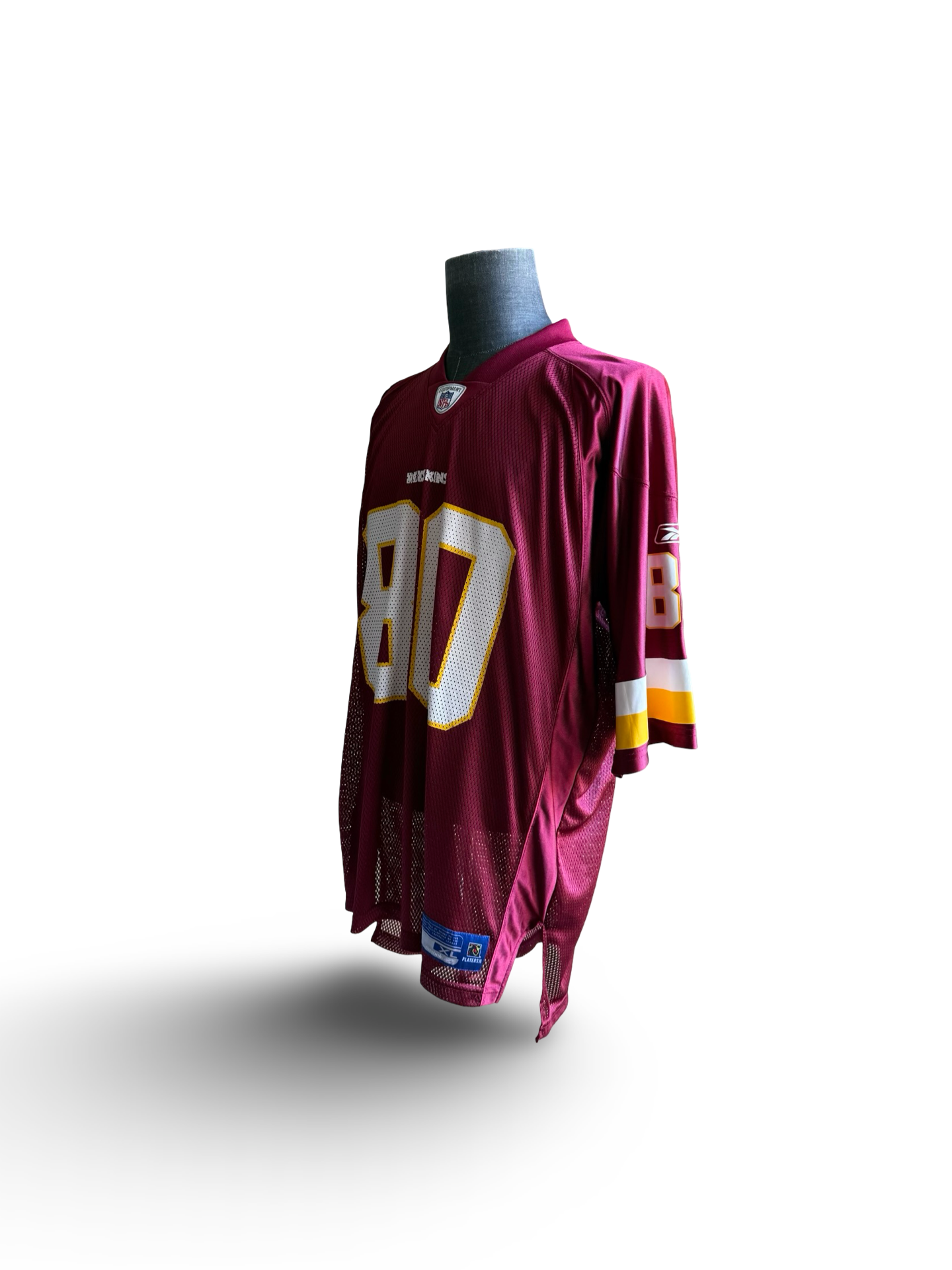 NFL Vtg Laveranues Coles 80 Washington Redskins Reebok Football Jersey Size XL