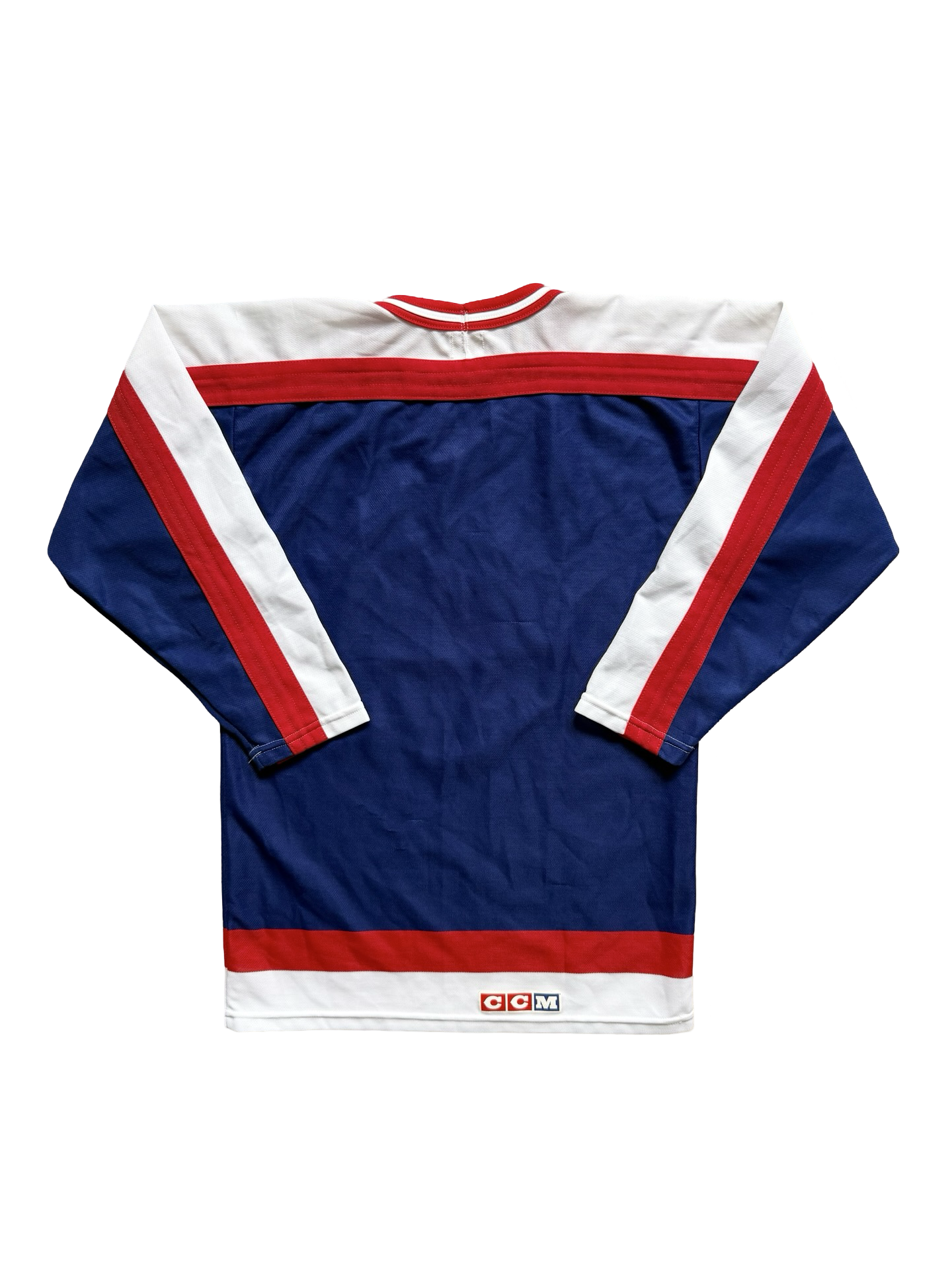 YOUTH NHL Vtg 90’s Winnipeg Jets CCM Maska Hockey Jersey Size Youth L/XL