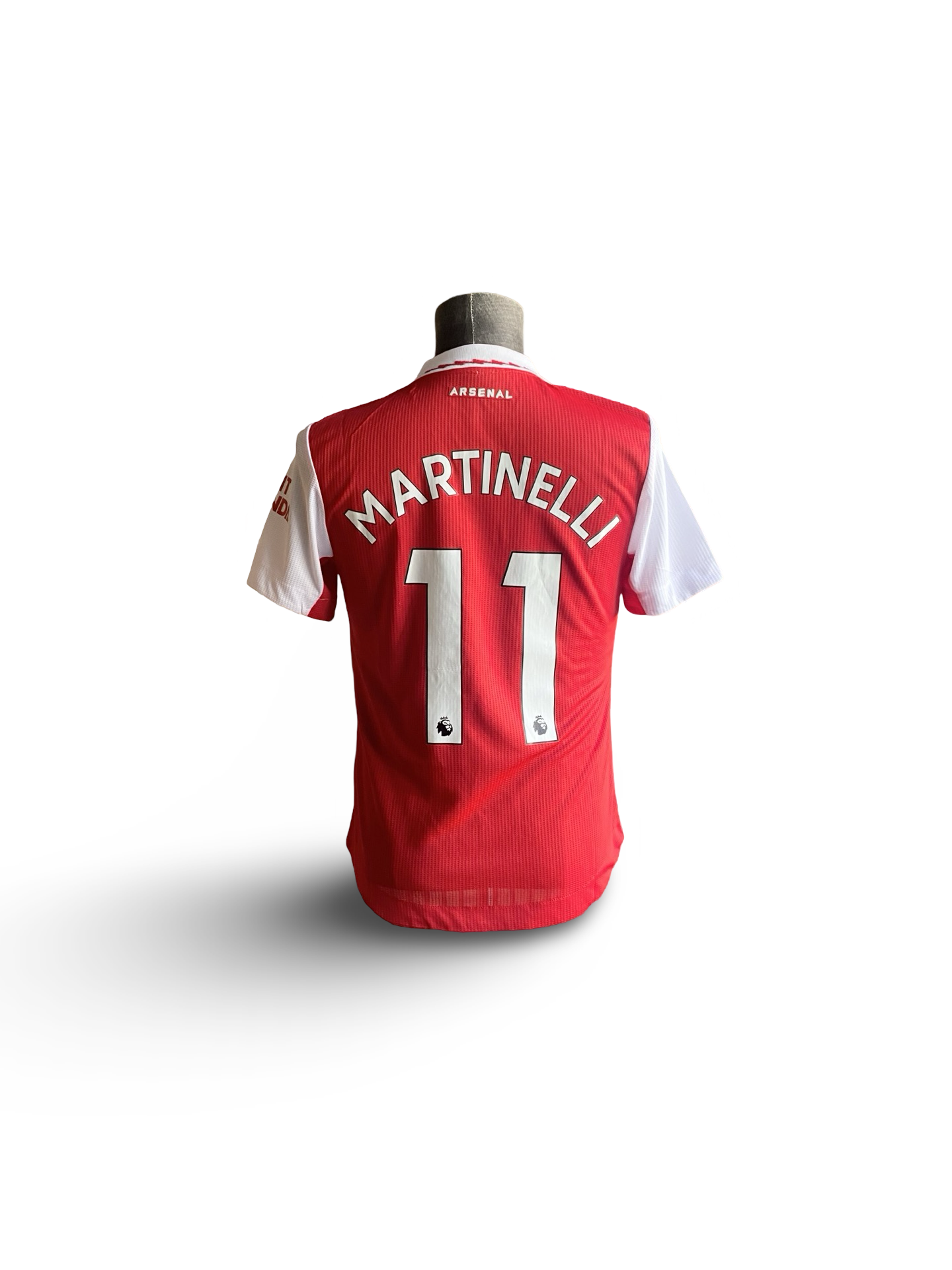 EPL Gabriel Martinelli 11 Arsenal FC 2022-23 Adidas Football Home Jersey Size Women’s S