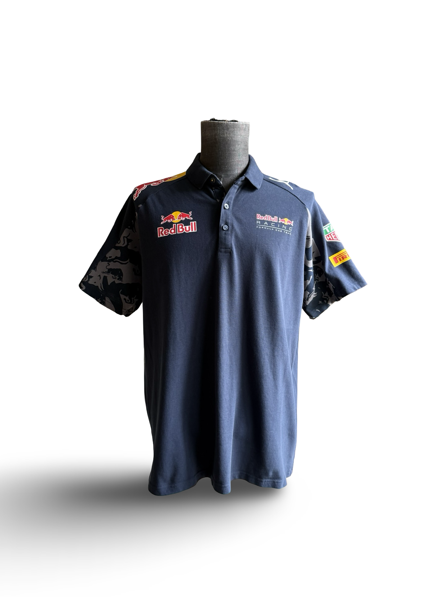 RACING F1 Red Bull Team Puma Polo Shirt Size XL