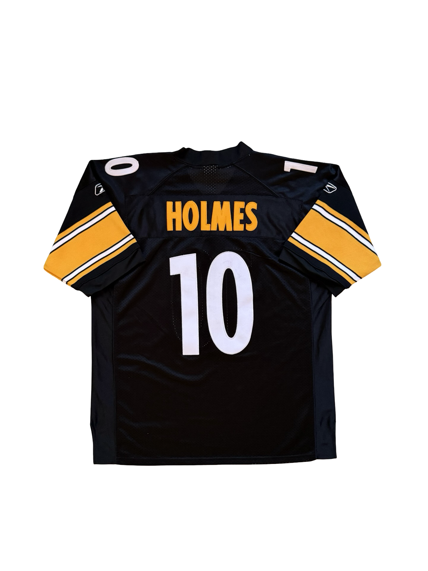 NFL Vtg Santonio Holmes 10 Pittsburgh Steelers Reebok Football Jersey Size L