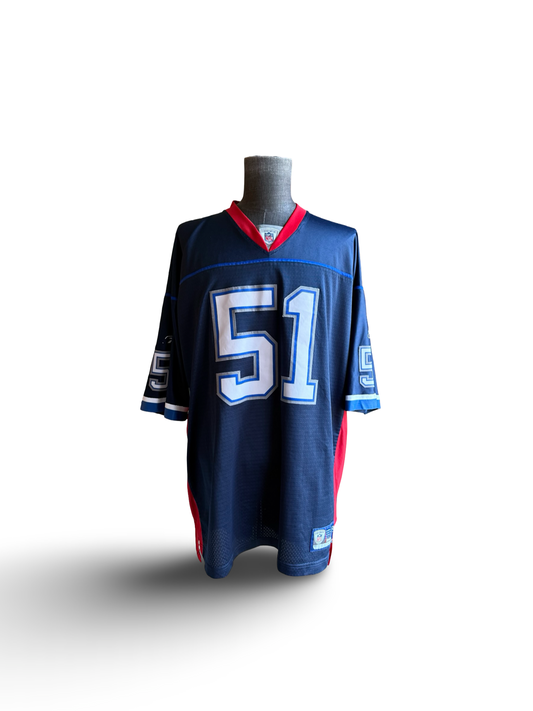 NFL Vtg Paul Posluszny 51 Buffalo Bills Reebok Stitched Football Jersey Size 2XL