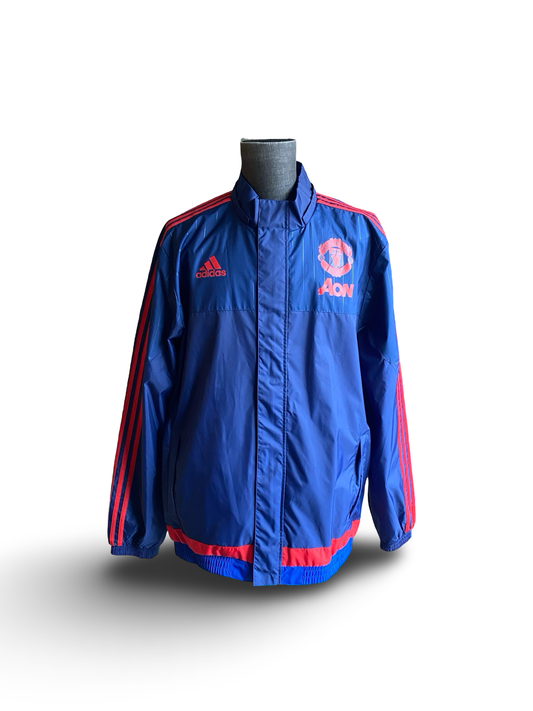 EPL Manchester United 2015-16 Adidas Full-Zip Track Jacket Size L