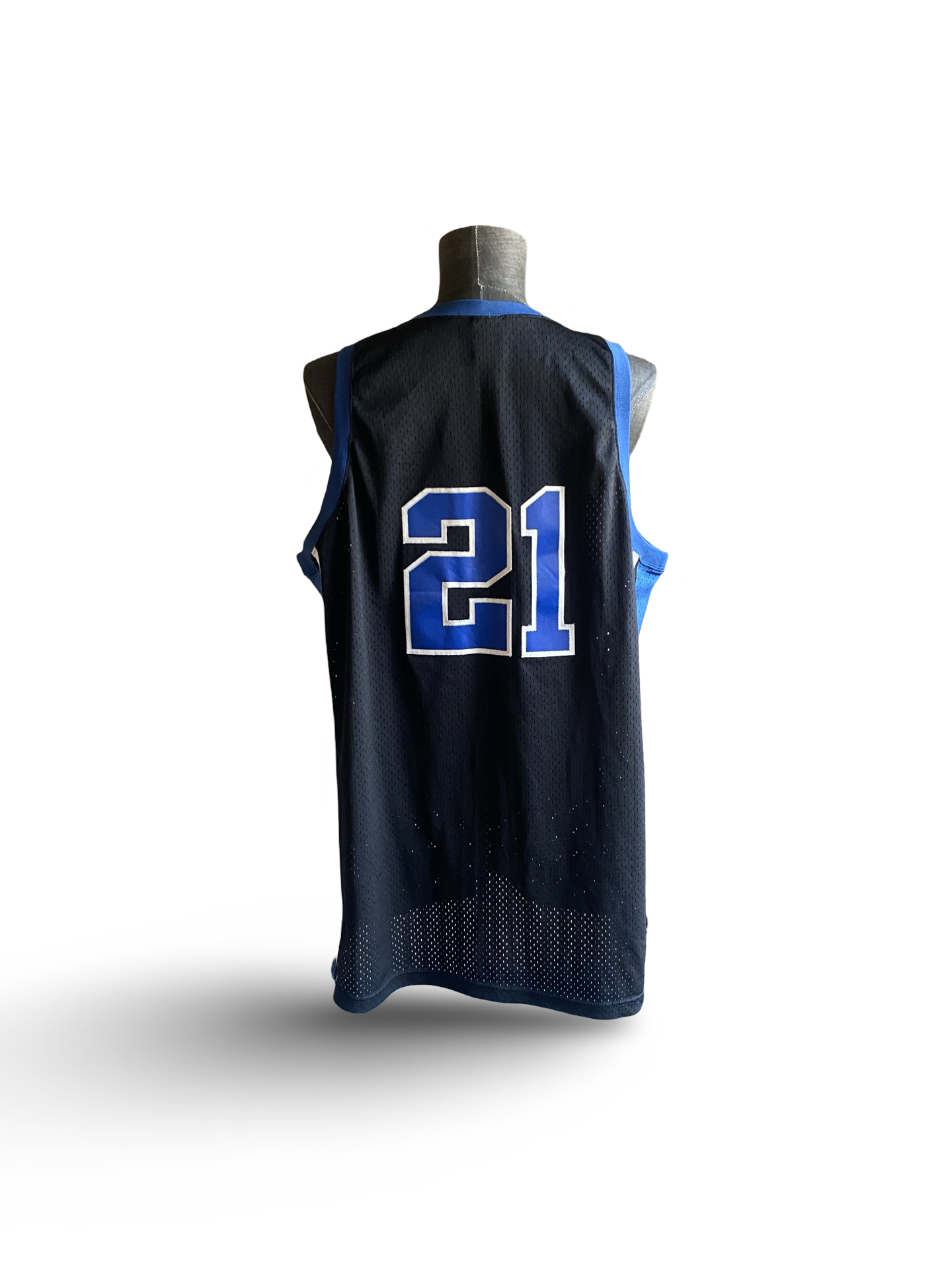 NCAA Vtg Duke Blue Devils #21 Jersey Nike Elite Size XXL