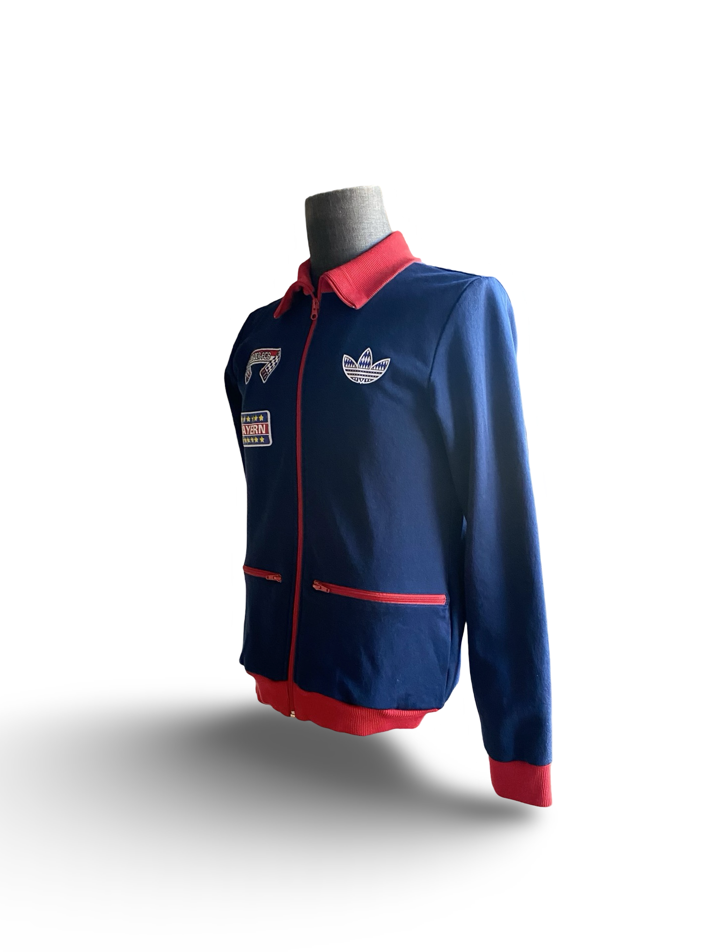 Soccer Vtg FC Bayern Munich Adidas Original Multi-Logo Full-Zip Retro 2012 Football Track Jacket Size S