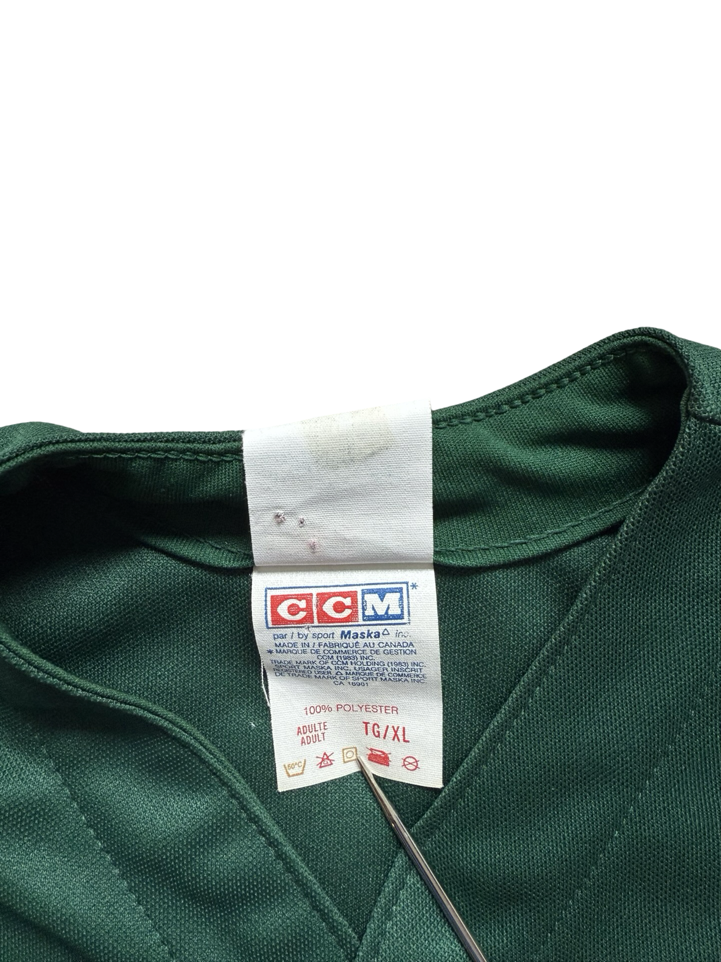 MLB Vtg Oakland Athletics CCM MIC Baseball Jersey Size XL