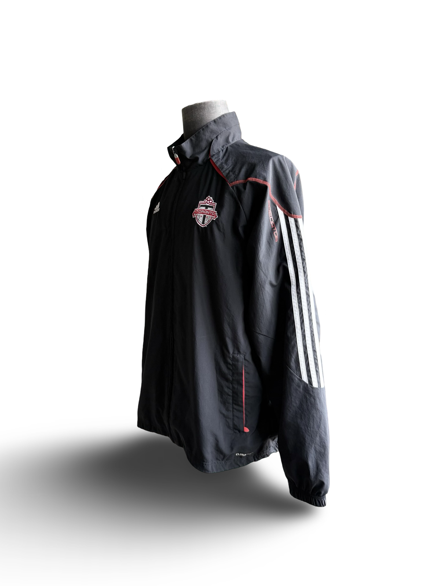 Soccer MLS Toronto FC 2009-10 TFC Adidas Predator ClimaCool Windbreaker Football Track Jacket Size XL