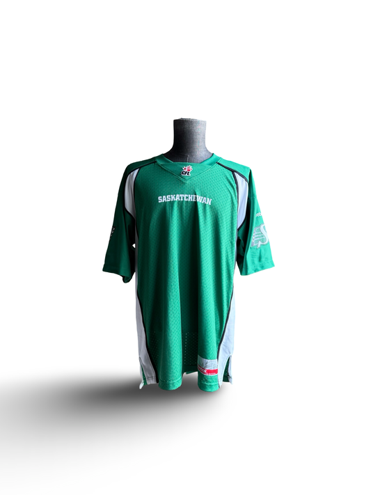 CFL Saskatchewan Roughriders Reebok Football Jersey Size L