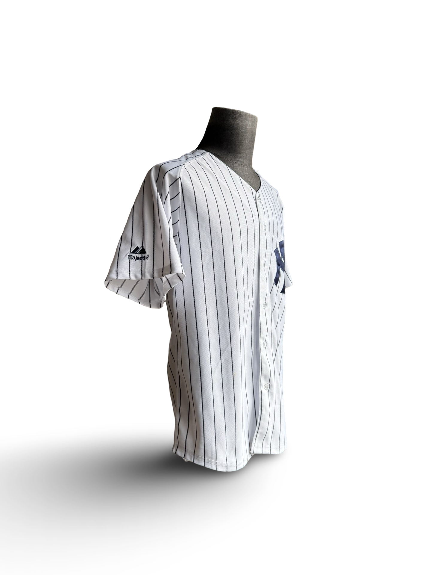 MLB Derek Jeter 2 New York Yankees Majestic 3000 Career Hits Platinum Edition Baseball Jersey Size M