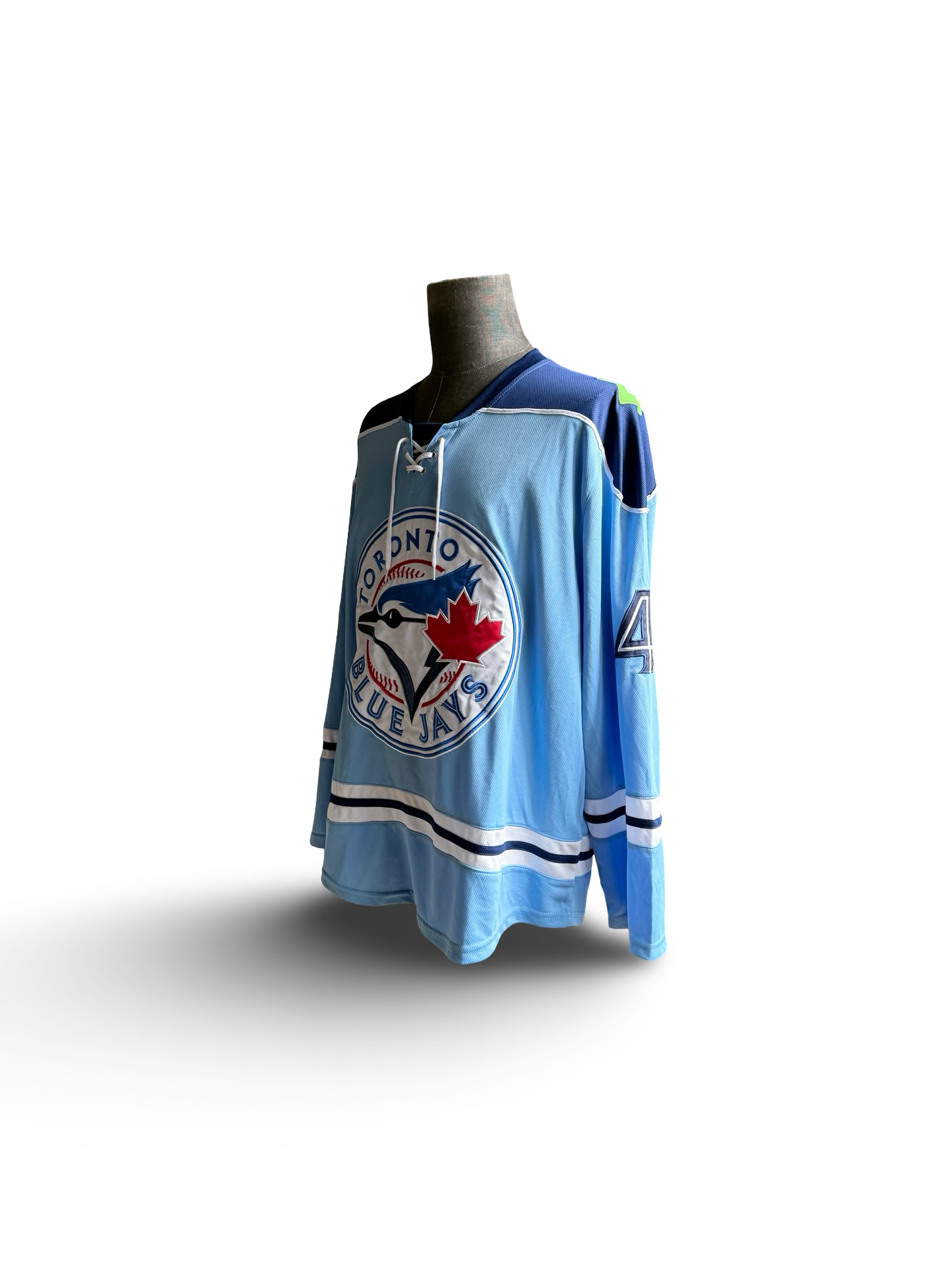 MLB SGA George Springer 4 Toronto Blue Jays Hockey Style Baseball Jersey Size XL