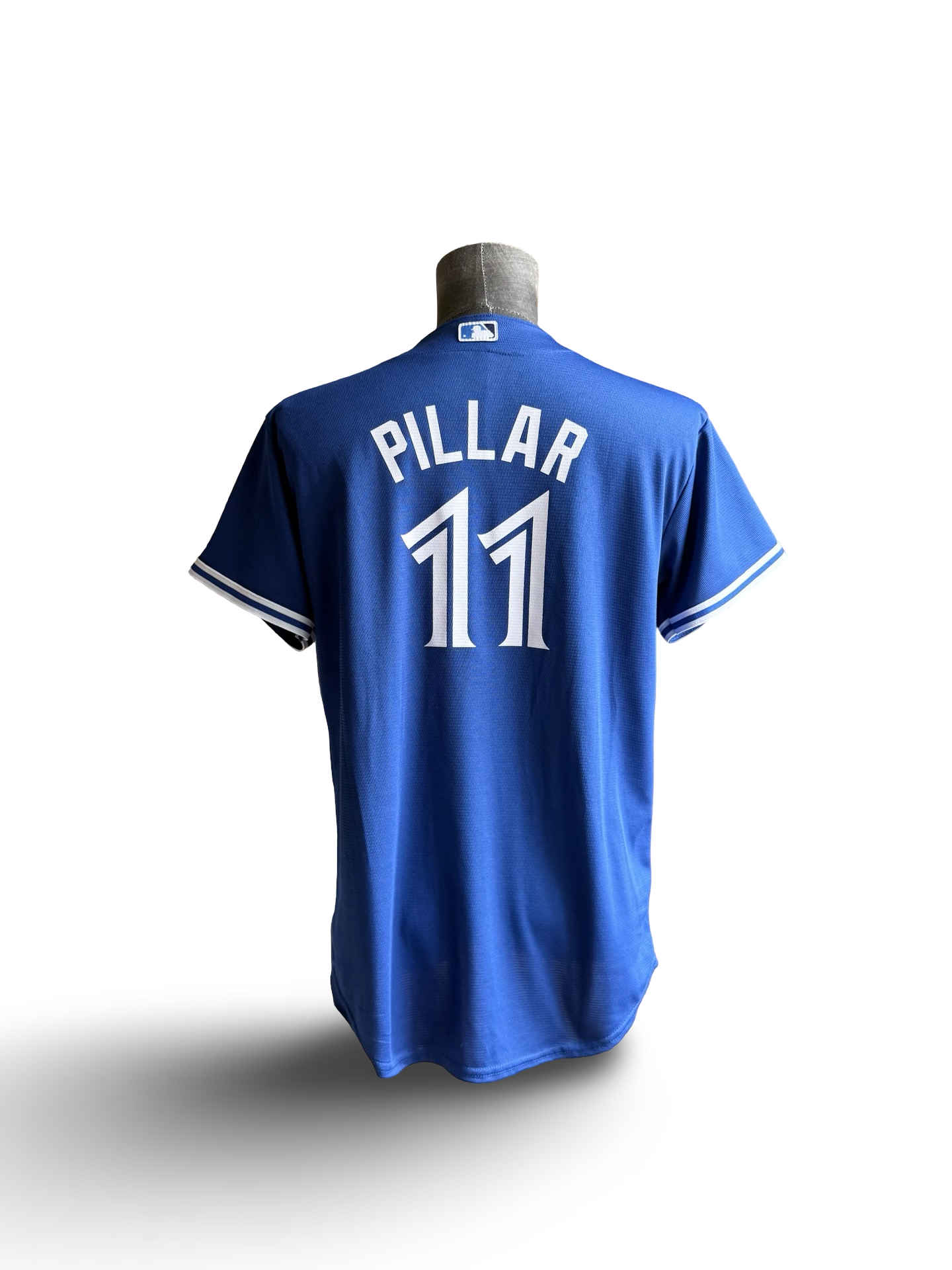 YOUTH MLB Kevin Pillar 11 Toronto Blue Jays Majestic Baseball Jersey Size Youth XL